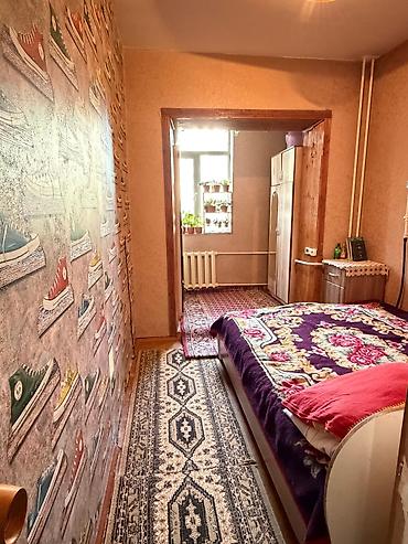 Квартиры: 3 комнаты, 78 м², Аламедин-1 мкр 105 серия, 4 этаж, Старый ремонт — 8
