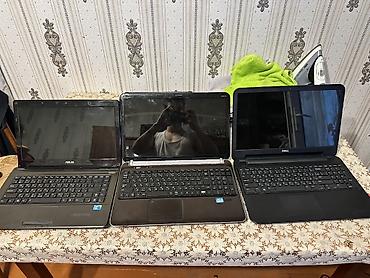 ən ucuz noutbuklar: ASUS, HP və DELL brendlərindən 3 ədəd noutbuk seti.moto ve tele ile — 1
