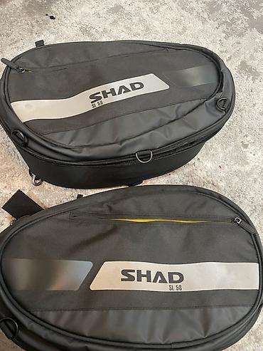 Sportske torbe i rančevi: SHAD SL58 meke bočne torbe za motor (par) - Kapacitet: do 58 L ukupno — 2