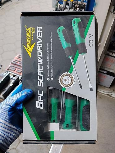 шуруповёрт набор: Набор отверток Aeroforce 8PCS Screwdriver CR-V. В комплект входят 8 — 1