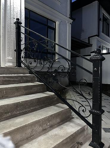 Изготовление перил: Изготовление перил Материал: Кованное железо, Наружные, Бесплатная доставка — 52