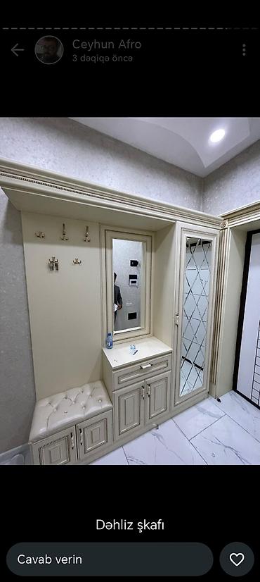 Paltar dolabları, qarderoblar: Güzgülü dolab - Növ: Yataq otağı üçün iri həcimli qarderob - Dizayn — 7