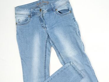 spodnie jeansy dzwony damskie: Jeansy damskie, S