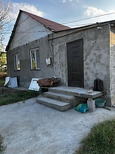 чертежи дома: Дом из блоков с мансардной крышей и бетонным крыльцом. Одноэтажная — 4