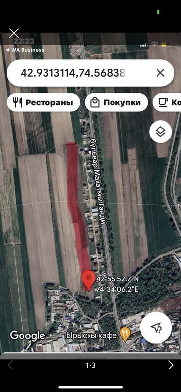долевая земля: Продается земельный участок площадью 2,1 гектара в с. Маевка