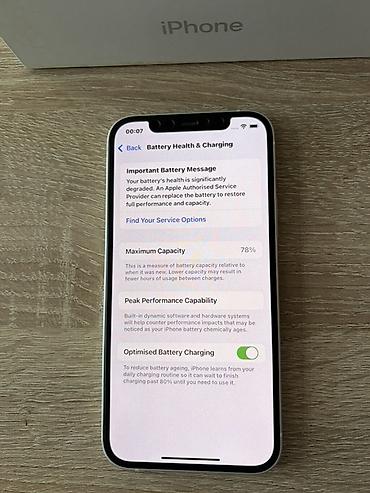 Apple iPhone: Iphone 12 - Beli 128gb SIM FREE Telefon je besprekorno ocuvan, sve — 12