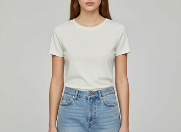 mock neck t shirty: T-shirt damski, rozmiar S