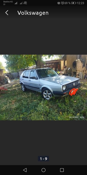 wolsvagen golf: Продаю гольф 2, 1990 года, с объёмом 1.8 только тех паспорт