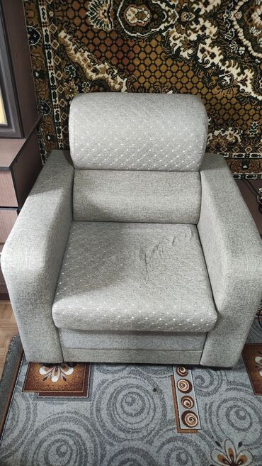 мяхкий мебел: Классическое кресло, Для зала, Б/у