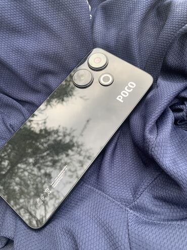 микрофон на телефон: Poco M6, Б/у, 256 ГБ, цвет - Черный, 1 SIM