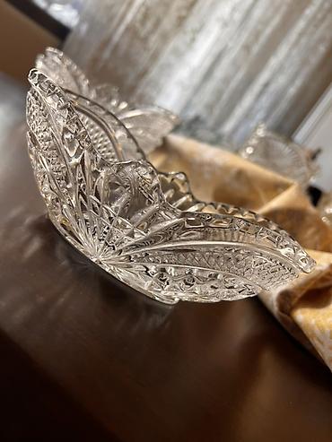 Наборы посуды: Различные наборы из гранёного хрусталя (ручная алмазная грань) — 8