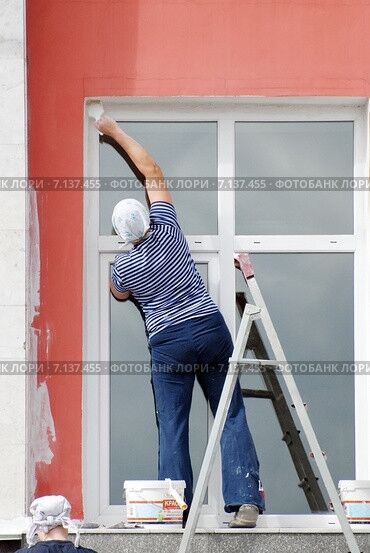 аренда помещения кафе: Побелка покраска стен потолков на водоэмульсионной краской на