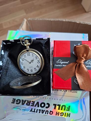 ultra watch: Retro üslubda cib saatı – kvarç mexanizm qiymət endirildi. YENİ — 5
