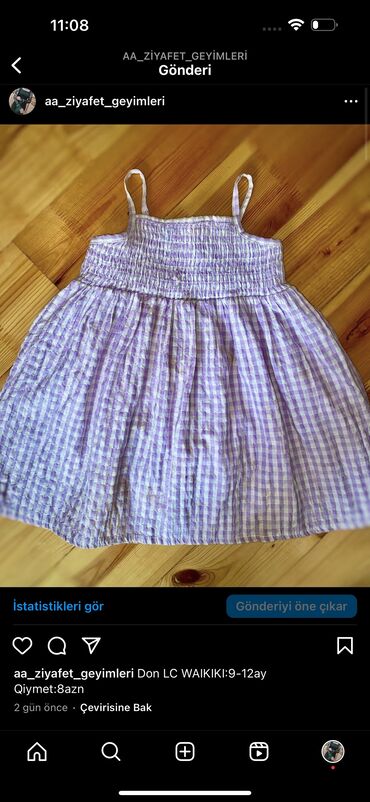 usaq don: Детское платье Lc Waikiki, цвет - Фиолетовый