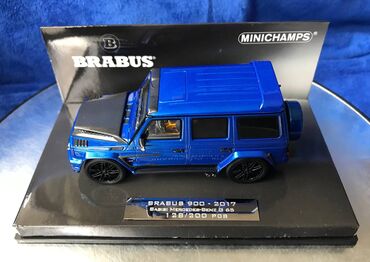 Avtomobil modelləri: Коллекционная модель Brabus 900 based on Mercedes-Benz G65 dark blue — 18