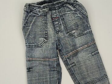 calvin klein body dla niemowląt: Denim pants, 12-18 months, condition - Very good