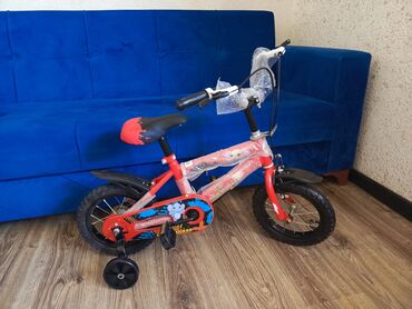 velosiped 3 teker: Новый Четырехколесные Детский велосипед 12"