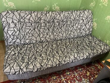 мебель из метала: Раскладной диван, Б/у, Двухстворчатая