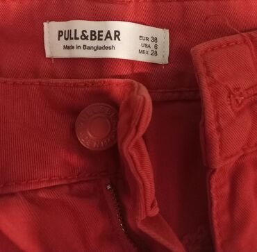 Kurtkalar: Şalvar, PULL&BEAR, M (EU 38), rəng - Qırmızı