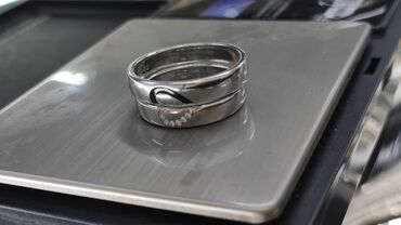 Серебряные кольца: Кольцо, Обручальное, Проба 925, Унисекс, Новый — 9