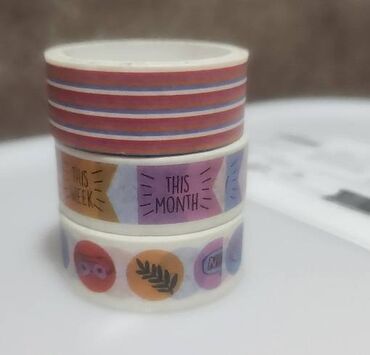 Ostalo: Washi tape, obe slike ukupno 7, slabo ili nikako nisu korištene