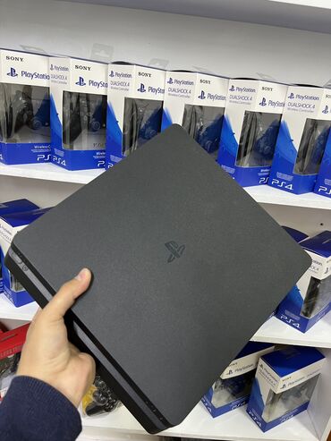 PS4 (Sony PlayStation 4): PS4 Slim (1000 ГБ, прошитая – можно бесплатно скачивать и