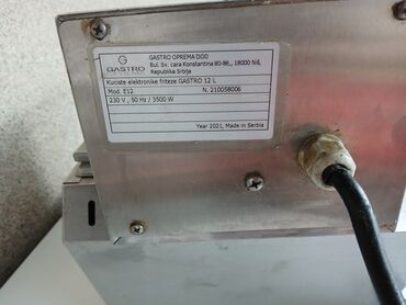 Ostali kuhinjski aparati: Profesionalna električna friteza od nerđajućeg čelika - Kućište i — 6