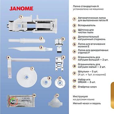 janome q 23: Швейная машина Janome, Компьютеризованная, Автомат — 10