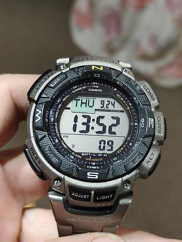 Спортивные часы часы, Casio (G-Shock), Альтиметр, Водонепроницаемые, Мужские, Б/у