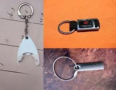 Ostali antikviteti: Metalni privesci za ključeve - Kapsch, Recom & Čuvar novčića. Cena — 8