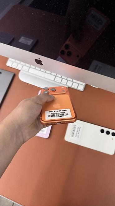 Мобильные телефоны и аксессуары: IPhone 17 Pro, Б/у, 256 ГБ, Оранжевый, 91 % — 5