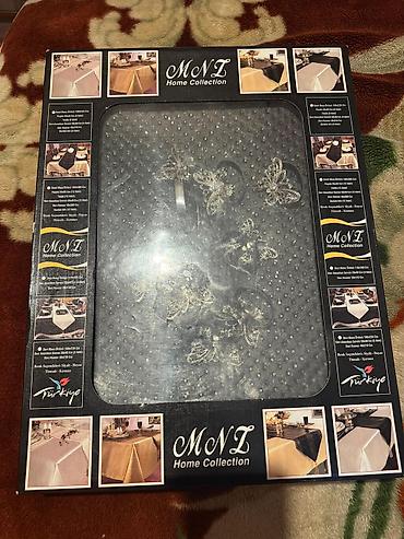 cinare: MNZ Home Collection masaüstü dəst - Məhsul: Masa örtüyü və salfet — 1