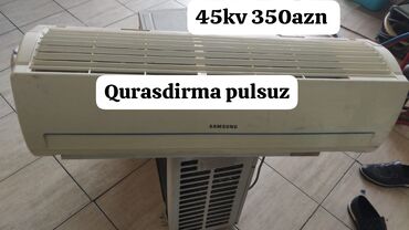 kondisioner qiymətləri: Kondisioner Samsung, İşlənmiş, 40-45 kv. m, Kredit yoxdur, Pulsuz quraşdırılma