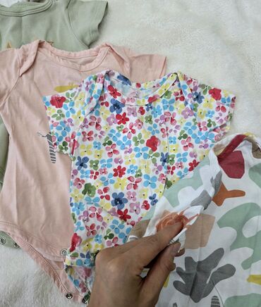 Боди: Боди, цвет - Розовый, Б/у — 9