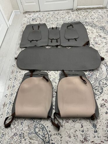 фитке чехол: Чехлы Тканевые, С подушкой, цвет - Серый, Universal Seat cover, Новый, Самовывоз, Платная доставка
