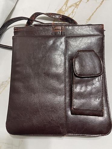 Классические сумки: Мужская сумка через плечо BOSS (тиснение на лицевой стороне) - — 6