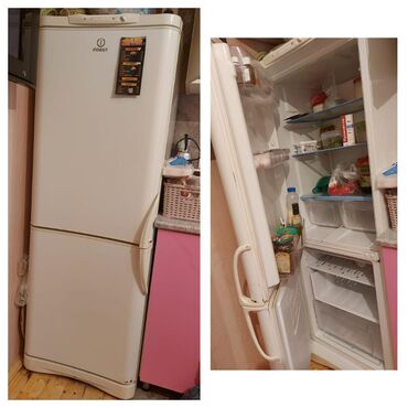 Б/у Холодильник Indesit, Двухкамерный, цвет - Белый