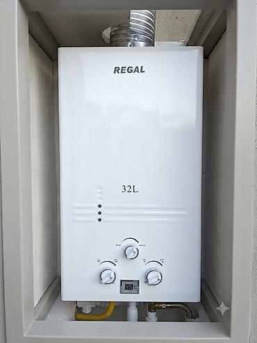 isti su: REGAL qazla işləyən suqızdırıcı (gejser), 32 litr - Tutumu: 32L - — 1