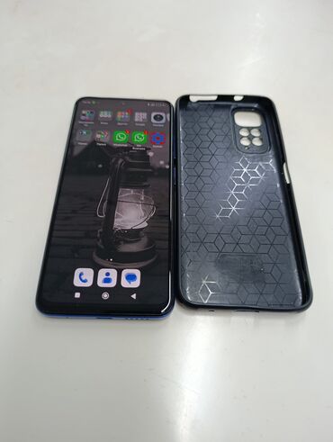 лучшая копия apple watch 2021: Redmi, Redmi Note 11, Колдонулган, 128 ГБ, түсү - Көгүлтүр, 2 SIM