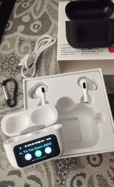 bulutuz qulaqciq: Salam air pods yeni nəsil yep yenidi satılır işlənməyib qiymət 45 azn