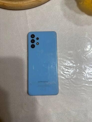 планшет детский для рисования: Samsung Galaxy A32, Колдонулган, 128 ГБ, түсү - Көк, 2 SIM
