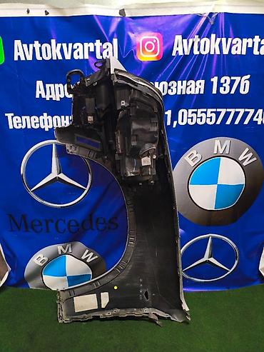 e70: Крыло Переднее правое BMW, 2008 г., Б/у, Оригинал — 2