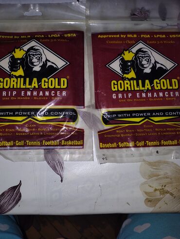 Qaçış trenajorları: Gorilla Gold Grip Enhancer – idman alətləri və əlcəklər üçün tutuş