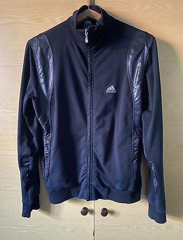 adidas jacket: Adidas kişi idman jaketi. Ela veziyyetde. Razmer M. Reng qara Whtsp — 2