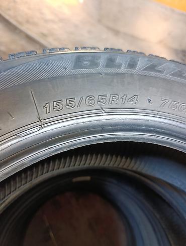 колеса 21565 r16: Комплект зимних шин Bridgestone Blizzak VRX - Размер: 155/65 R14 - — 4