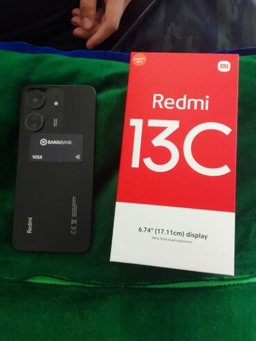Redmi: Redmi, Redmi 13C, Б/у, 256 ГБ, цвет - Черный, 2 SIM
