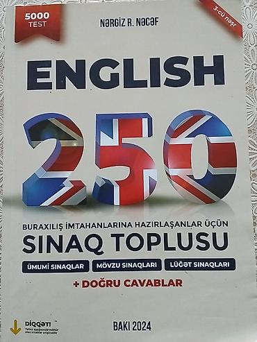 kitab derslik: Məhsul: “English 250 – Buraxılış imtahanlarına hazırlaşanlar üçün — 1