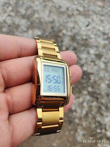rolex часы цена бишкек женские: Часы Аль Фажр (al fajr) в золотистом свете подсветка время намаза