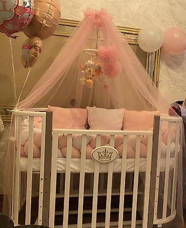 sadə matras: Qız üçün, Yeni, Yumru, Beşik, Matras ilə, Yellənmə mexanizmi ilə — 2
