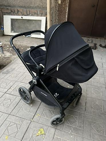 джой коляска: Детская прогулочная коляска INING BABY (черная) - Просторное сиденье — 6